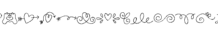 Love  Doodles Font LOWERCASE