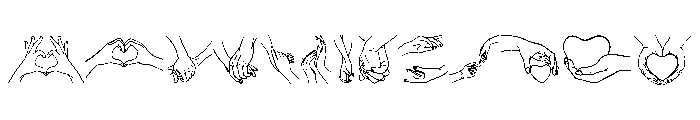 Love Grip Font UPPERCASE
