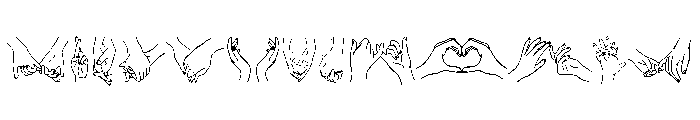 Love Grip Font UPPERCASE