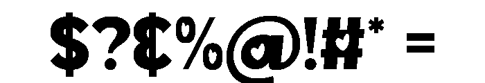 Love Habits Regular Font OTHER CHARS