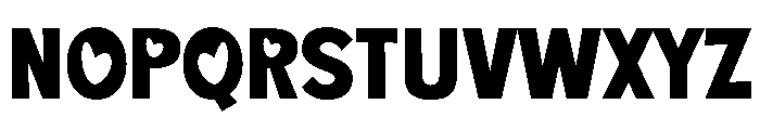 Love Habits Regular Font UPPERCASE