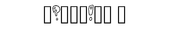 Love Heart Cartoon By S Regular Font OTHER CHARS