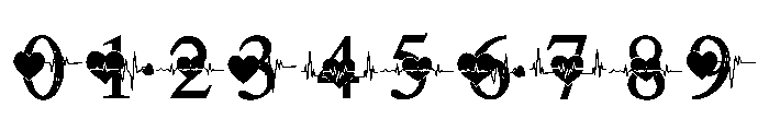 Love Heartbeat Font OTHER CHARS