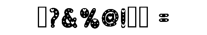Love In Autumn Regular Font OTHER CHARS