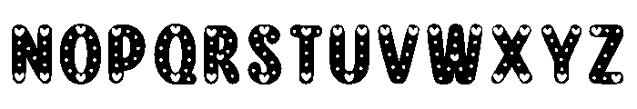 Love In Autumn Regular Font UPPERCASE