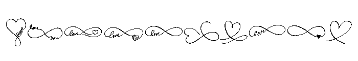Love Infinity Doodles Font OTHER CHARS