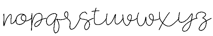 Love Mama - Script Font LOWERCASE