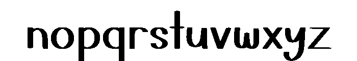 Love Memo Font LOWERCASE