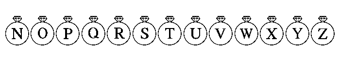Love Mnogram Font LOWERCASE
