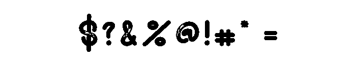Love Monthly Font OTHER CHARS