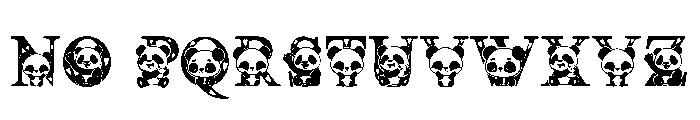 Love Panda Font UPPERCASE