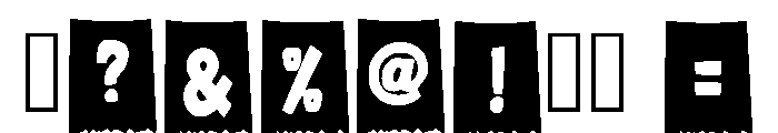 Love Paper Regular Font OTHER CHARS