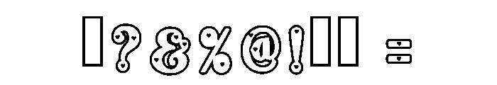 Love Paradise Regular Font OTHER CHARS