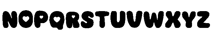 Love People Regular Font LOWERCASE