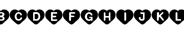 Love Pop Font UPPERCASE