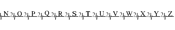 Love Pulse Valentine Font LOWERCASE