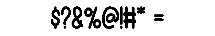 Love Retro Regular Font OTHER CHARS