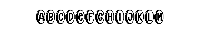 Love Ring Font UPPERCASE