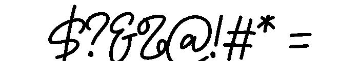 Love Romace Font OTHER CHARS