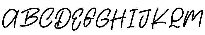 Love Romace Font UPPERCASE