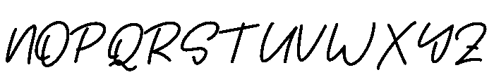 Love Romace Font UPPERCASE