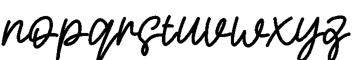 Love Romace Font LOWERCASE
