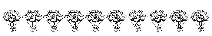 Love  Roses Font OTHER CHARS