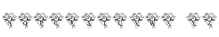 Love  Roses Font UPPERCASE