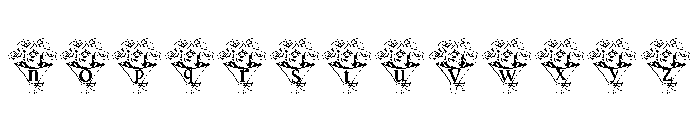 Love  Roses Font LOWERCASE