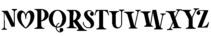 Love Signal Font UPPERCASE