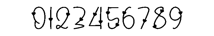 Love Twist1 Font OTHER CHARS