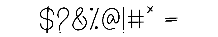 Love Twist1 Font OTHER CHARS