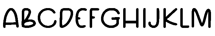Love Wiggle Font UPPERCASE