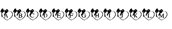 Love bow FONT