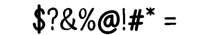 Love cat footprints Font OTHER CHARS