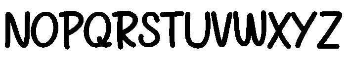 Love cat footprints Font LOWERCASE