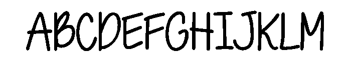 Love doodle heart FONT