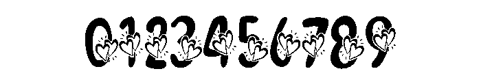 Love father mother Font OTHER CHARS