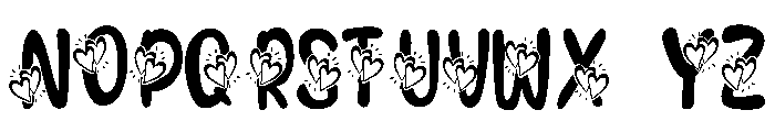 Love father mother Font UPPERCASE