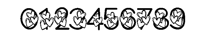 Love filled with beauty Font OTHER CHARS