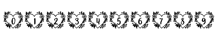 LoveChristmasRegular Font OTHER CHARS