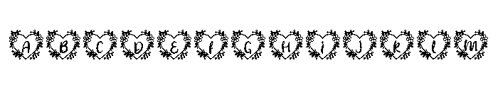 LoveChristmasRegular Font UPPERCASE