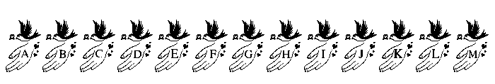 Lovebirds Wedding Doodle FONT