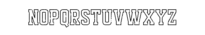 Loved Outline Regular Font LOWERCASE