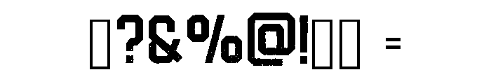 Loved Strong Regular Font OTHER CHARS