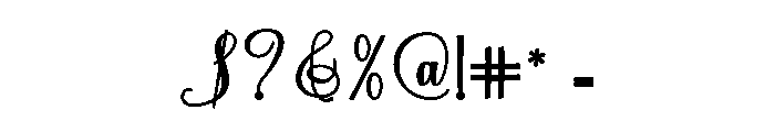 Lovelle Font OTHER CHARS