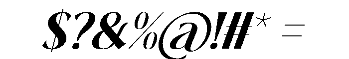 Lovely Amelia Italic Font OTHER CHARS