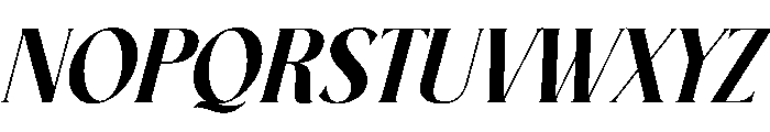 Lovely Amelia Italic Font UPPERCASE