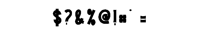 Lovely Background Font OTHER CHARS