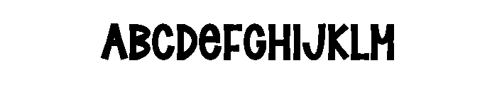 Lovely Background Font UPPERCASE